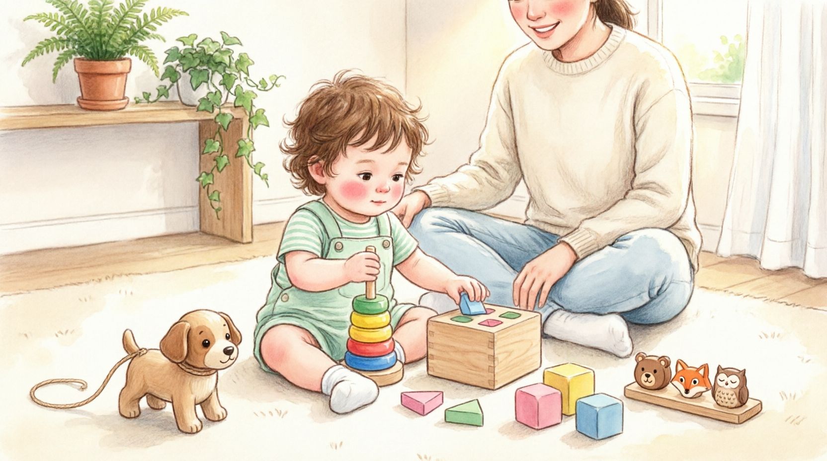 اسباب‌بازی برای ۱ تا ۳ سال (نوپا)