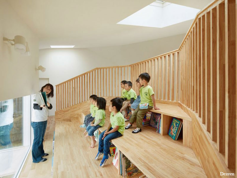 معماری و طراحی داخلی مدرسه در ژاپن