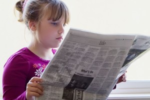 بچه‌های باهوش روزنامه می‌خوانند