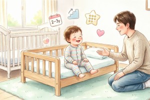انتقال از تخت نوزاد به تخت کودک: بهترین زمان و روش‌های آماده‌سازی روانی نوپا