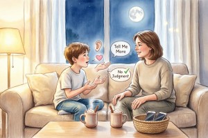 چگونه با فرزند نونهال خود مکالمات عمیق و بدون قضاوت داشته باشیم؟