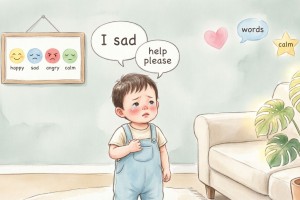 چگونه به کودک نوپا کمک کنیم تا احساسات و نیازهایش را با کلمات بیان کند؟