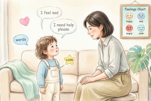 چگونه به کودکان بیاموزیم احساسات و نیازهای خود را با کلمات بیان کنند؟