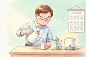 تغذیه با شیر خشک: راهنمای انتخاب، آماده‌سازی و میزان مصرف روزانه نوزاد