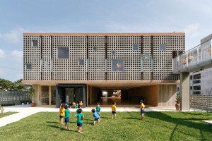 طراحی و معماری مهد کودک و شیرخوارگاه هانازونو