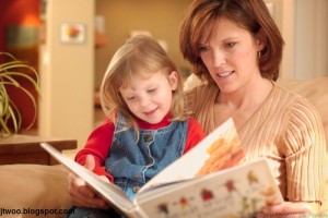 کتابخوانی شیوه ای برای فراگیری مهارت های زبانی خردسالان