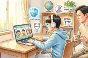 آموزش ایمنی در اینترنت و بازی‌های آنلاین چندنفره به کودکان ۹ تا ۱۲ سال