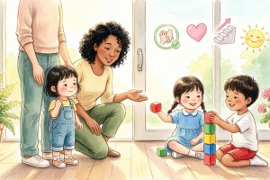 دوست‌یابی در مهدکودک: والدین و مربیان چگونه به کودکان خجالتی کمک کنند؟