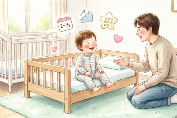 انتقال از تخت نوزاد به تخت کودک: بهترین زمان و روش‌های آماده‌سازی روانی نوپا
