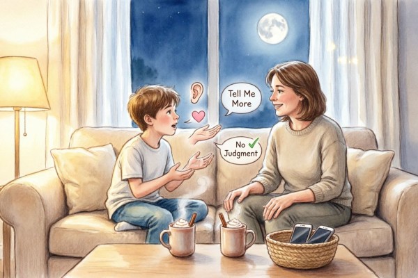 چگونه با فرزند نونهال خود مکالمات عمیق و بدون قضاوت داشته باشیم؟