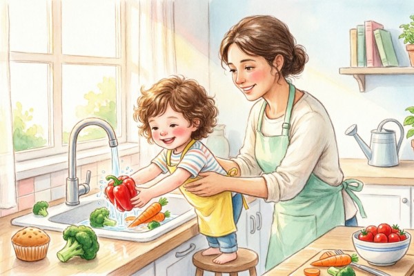 مدیریت بدغذایی در سنین پیش‌دبستانی: ترفندهایی برای آشتی کودک با سبزیجات