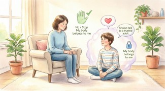پیشگیری از سوءاستفاده: آموزش حریم خصوصی بدن و مرزهای فیزیکی در آستانه بلوغ