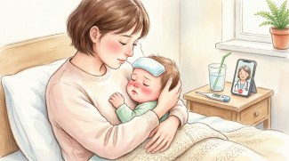 تب در نوزادان زیر یک سال: راهنمای کنترل تب و زمان مراجعه فوری به پزشک