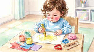 نقاشی و کاردستی برای کودکان زیر ۳ سال: فعالیت‌هایی برای تقویت مهارت‌های حرکتی ظریف